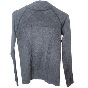 Ivivva Gray Cowl Neck Hooded Pullover Size 12 Girls Activewear Long Sleeve Top